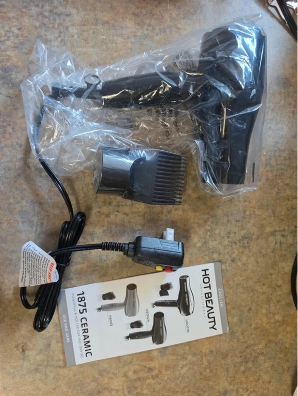 Hot Beauty Professional 1875 Watt Ceramic Styling Dryer